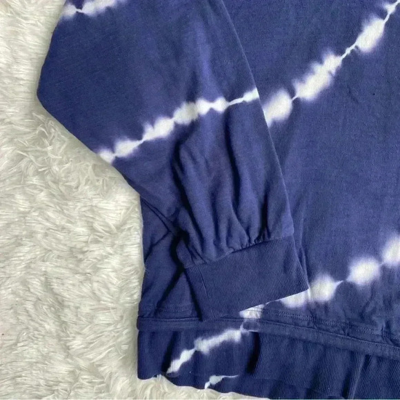 Athleta Sundown Sweatshirt.  Navy Blue with white.  Size XL. - Picture 3 of 5